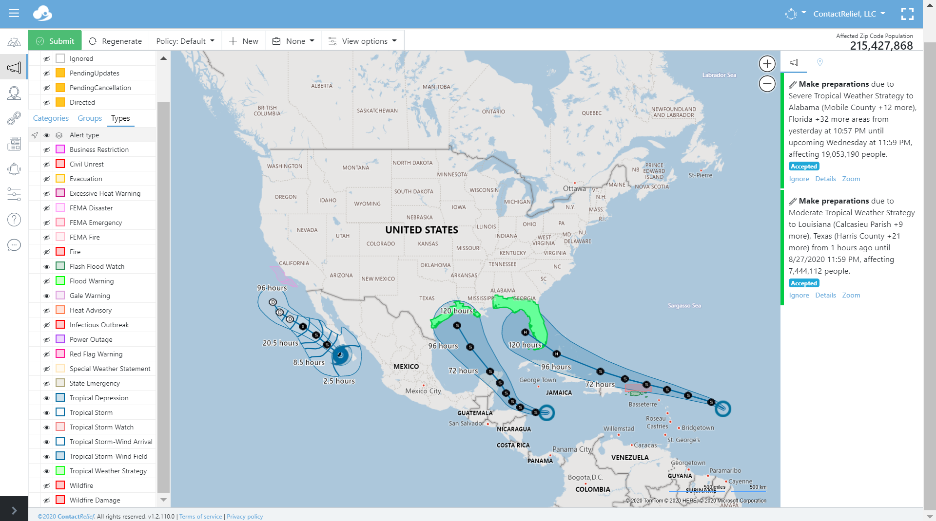 A Hurricane, a Tropical Storm, and a Tropical Depression Walk into a Bar