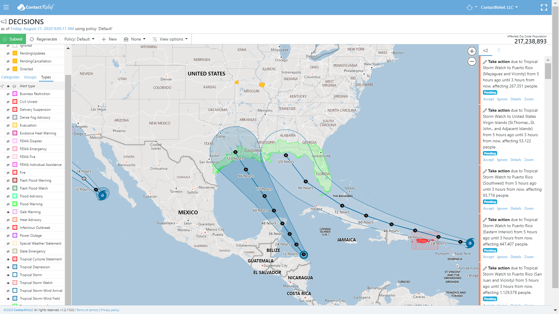 Hurricanes predicted to make near simultaneous landfall