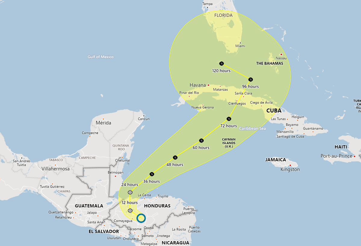 Eta on track to threaten South Florida