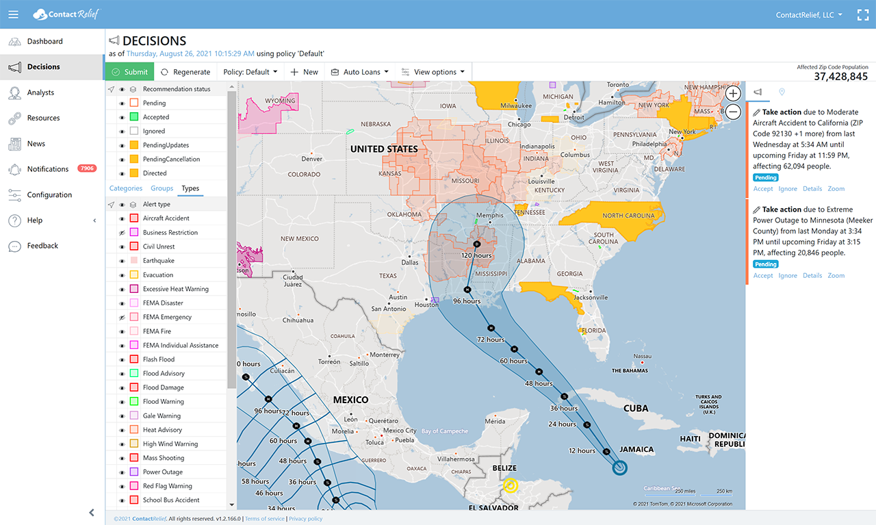 Tropical Depression Nine Forecasted to Strike Louisiana as a Hurricane